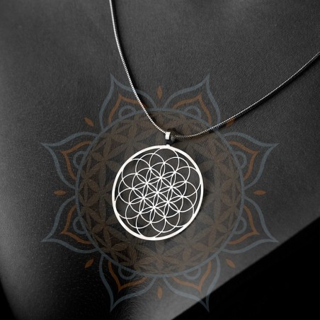 Pendentif Fleur de Vie Centrale