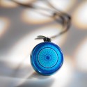 Pendentif générateur d’Orgone "Fleur bleue Mandala"