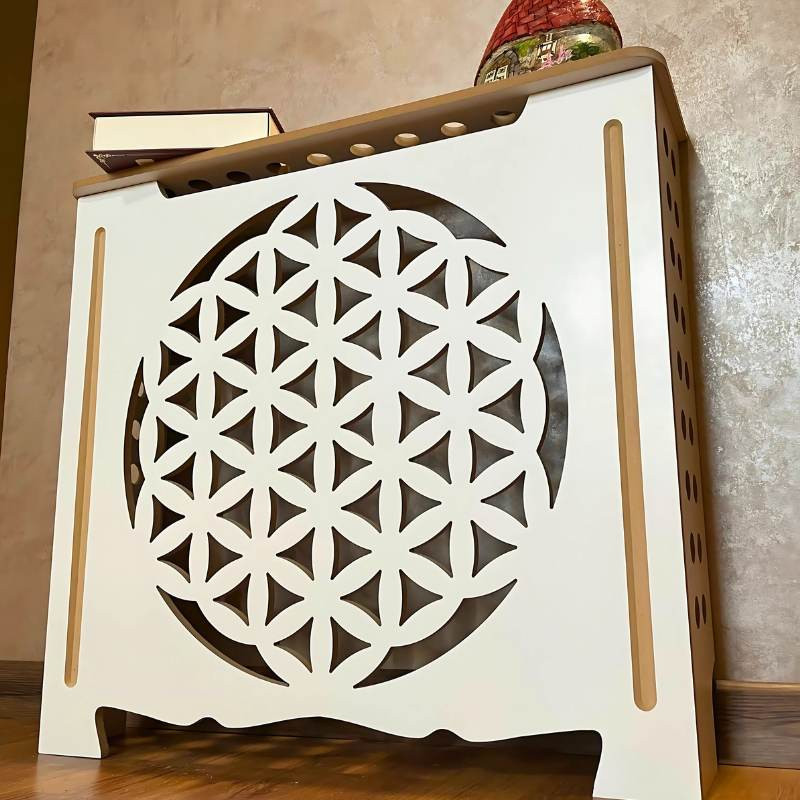 cache-radiateur-fleur-de-vie