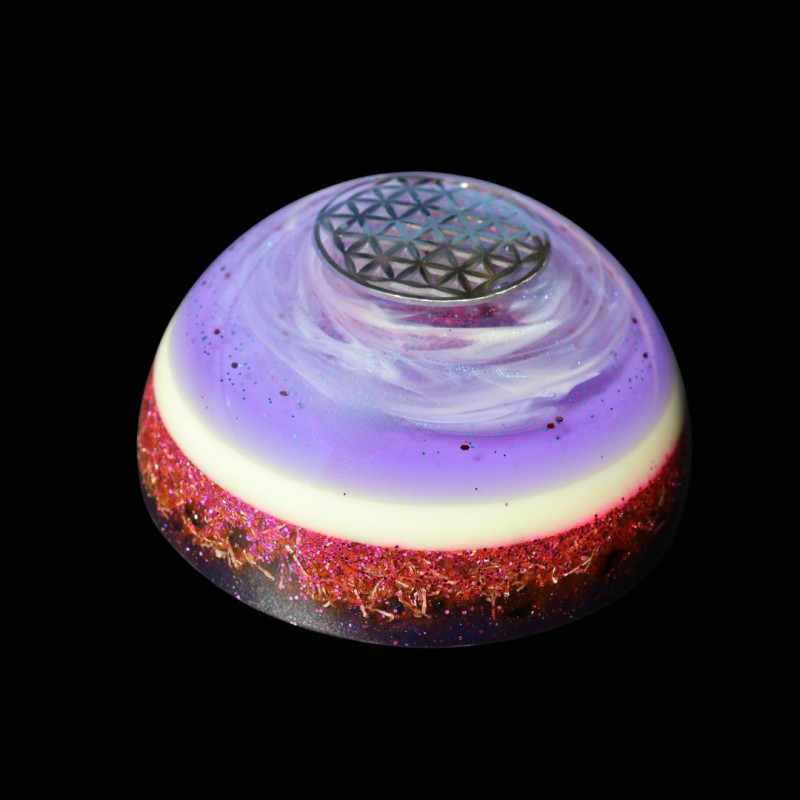 dome-aurique-orgonite-artisanale-fleur-de-vie