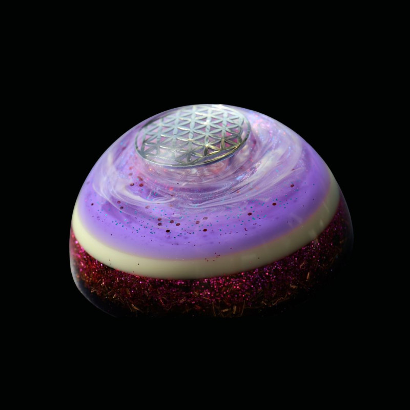 dome-aurique-orgonite-artisanale-fleur-de-vie