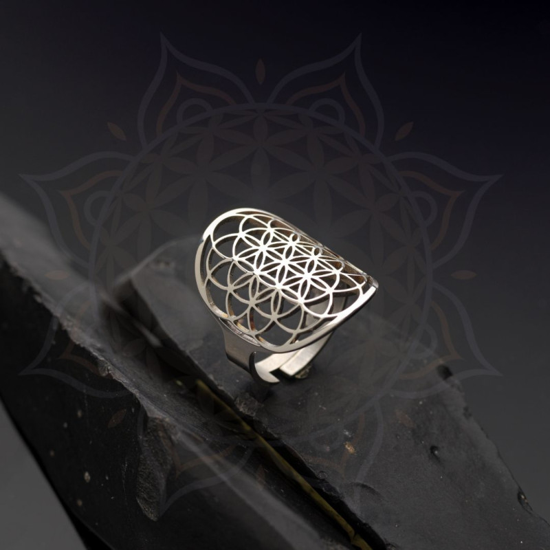 bague-fleur-de-vie-centrale-acier-inoxydable-bijou-vibratoire