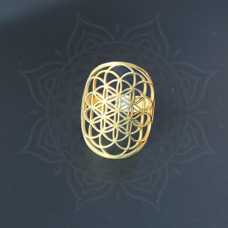 bague-fleur-de-vie-centrale-acier-inoxydable-bijou-vibratoire-doree